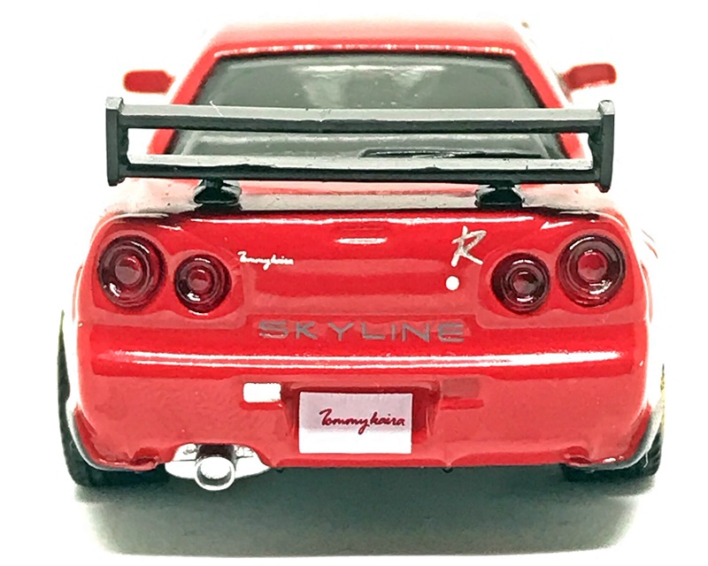 MINI GT GTR r34トミーカイラ後ろから